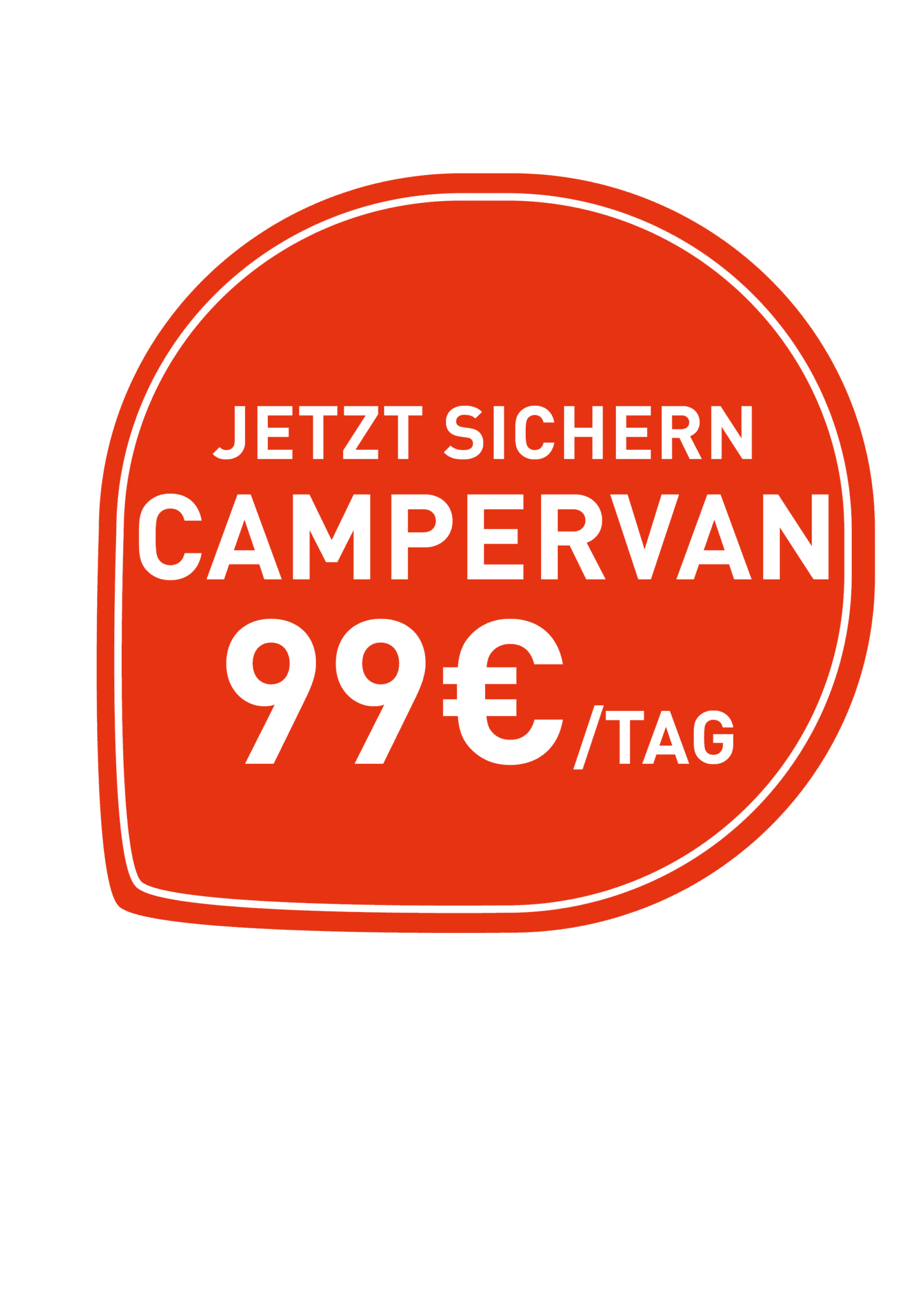 Button Campervan 99€ / Tag